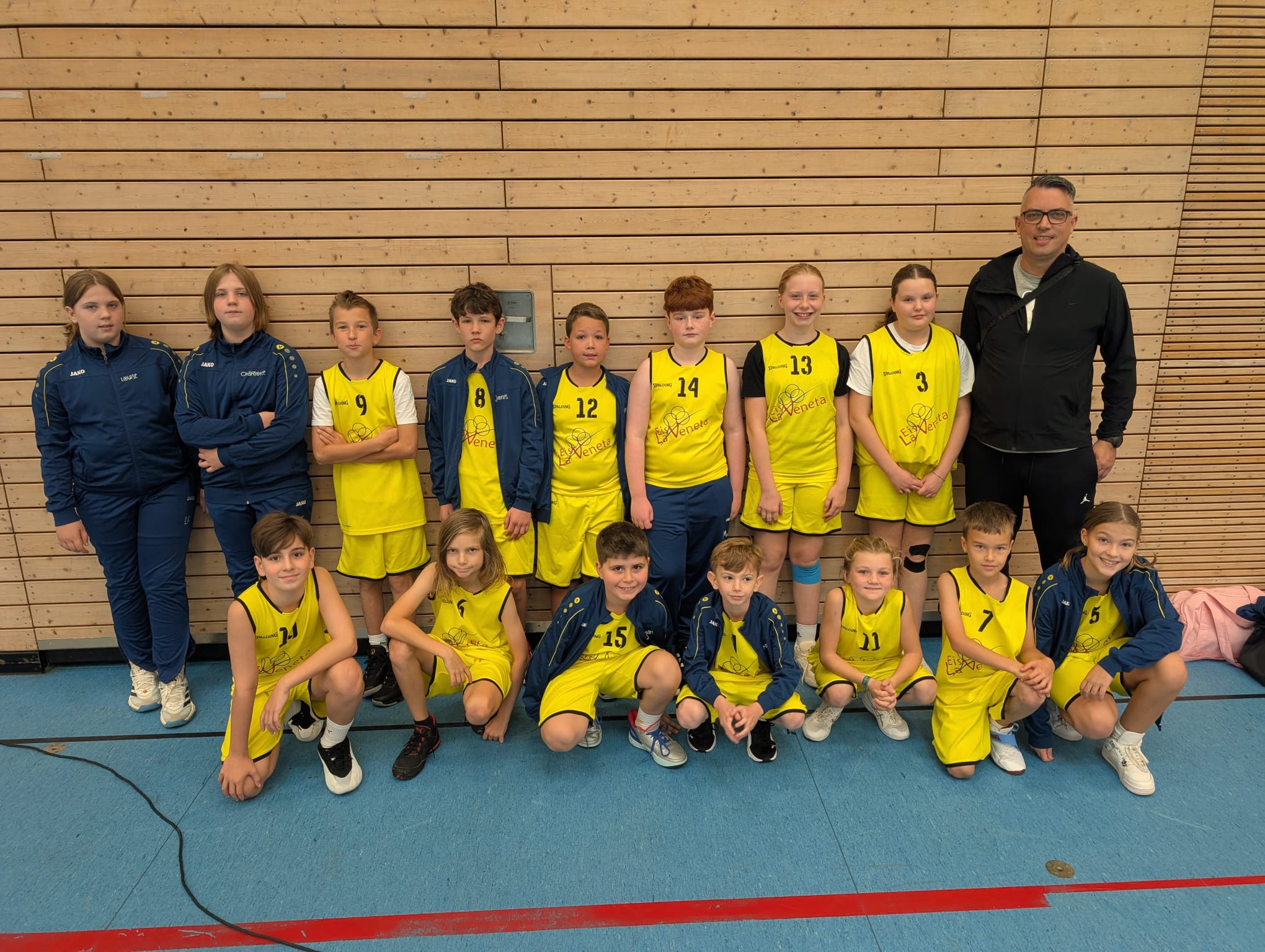 Team-Foto der U14 Saison 2025/26